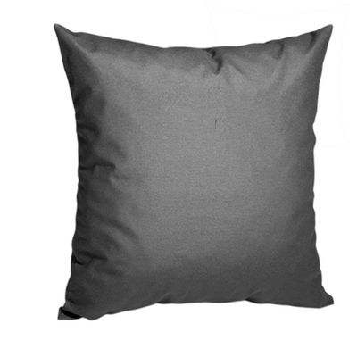 1 Almofada Cheia Para Sofá Decorativas E Impermeáveis Trama Grafite