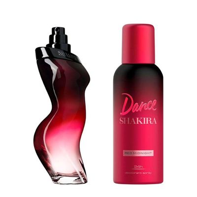 Kit Dance Red Midnight Feminino - Eau De Toilette 80ml + Desodorante 150ml