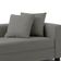 Recamier Divã Aspen 1,40m Corino Grafite - Inova Decorações
