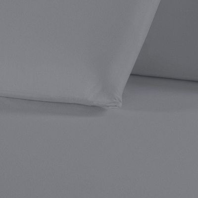 Fronha Nobre 1 Peça 50cm X 70cm Malha 100% Algodão - Cinza