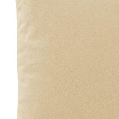 Capa De Almofada Decorativa Zion Suede 1 Peça 45cm X 45cm 100% Poliéster - Bege