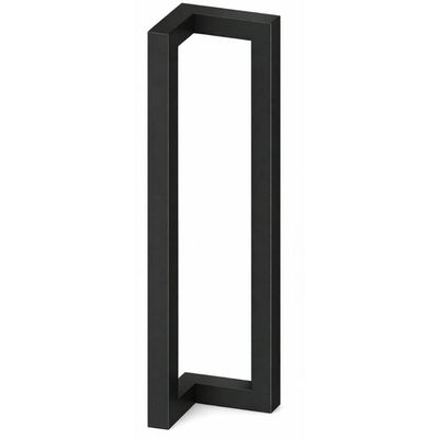 Pé de Mesa de Jantar Industrial 17,5x17,5x73cm Aço Carbono Preto Ambiente Interno Evidence