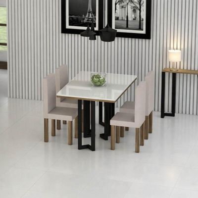 Pé de Mesa de Jantar Industrial 17,5x17,5x73cm Aço Carbono Preto Ambiente Interno Evidence