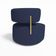 Poltrona Decorativa Orgânica Maya Veludo Ferro Dourado - Pallazio Cor Azul Marinho