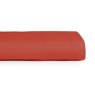 Lençol Com Elástico King Altenburg Percal 180 Fios Vermelho
