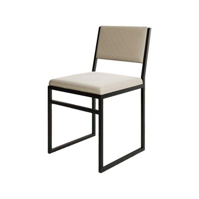 Kit 4 Cadeiras De Jantar Industrial Isa Assento Veludo Bege Para Mesa Sala Cozinha Decor - Bege