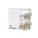 Comoda Toronto Quarto Com 5 Gavetas E 2 Portas Branco