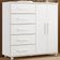 Comoda Toronto Quarto Com 5 Gavetas E 2 Portas Branco