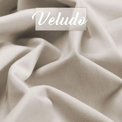 Canto Alemão Recamier Bau + Painel Madri 160cm Veludo Bege - Inova Decor