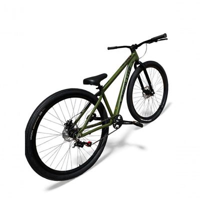 Bicicleta aro29 Absolute Nero 5 Freeride K7 Single Freio Hidraulico Shimano Mt200 Garfo Rigido Oliva