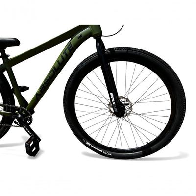 Bicicleta aro29 Absolute Nero 5 Freeride K7 Single Freio Hidraulico Shimano Mt200 Garfo Rigido Oliva