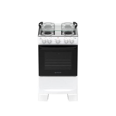 Fogão 4 Bocas Atlas Mônaco Plus Mesa Inox Bivolt Branco