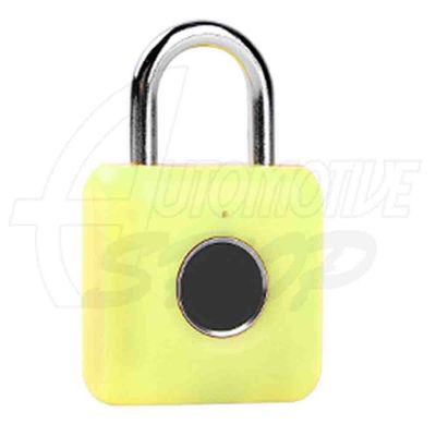 Cadeado Segredo Bluetooth Digital Mala Armario Mochila Ziper amarelo