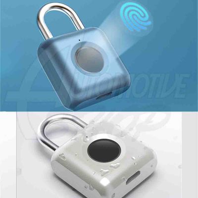Cadeado Segredo Bluetooth Digital Mala Armario Mochila Ziper amarelo