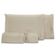 Jogo De Cama Lençol Casal Padrão Blossom Bordado Floral Percal 300 Fios Com Fronhas 04 Peças - Toque Acetinado Cor Caqui