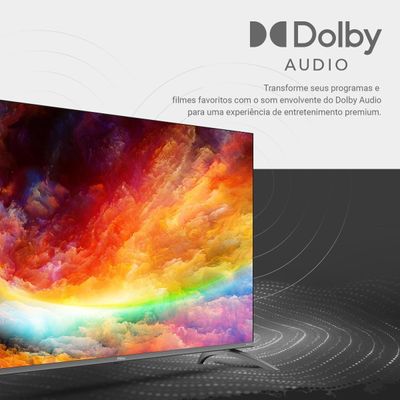 Smart TV 50" Philco QLED UHD Roku P50CRA Bivolt