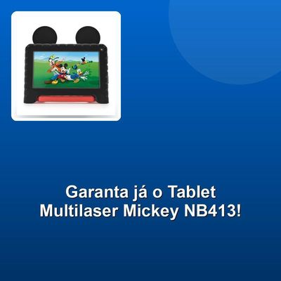 Tablet Multilaser Mickey Nb413 4gb 64gb Quad Core 7 Case