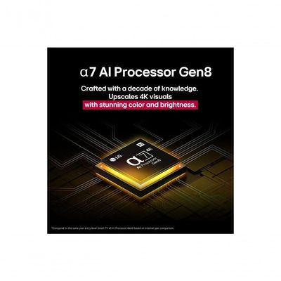 Smart TV LG UHD AI 4K 55 UA75 Processador a7 Gen8 e Tecnologia 2025 55UA7500PSA.BWZ Bivolt