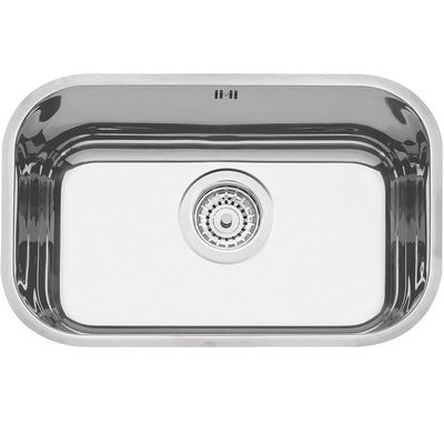 Cuba Tramontina Lavínia 47 Bl Prime Em Aço Inox Alto Brilho 47x30 Cm Com Válvula E Escape 94022203