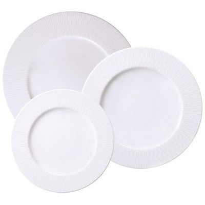 Jogo De Pratos Tramontina Santorini Em Porcelana Decorada 12 Peças - 96589025