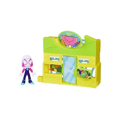 Conjunto Marvel Spidey Gwen E Supermercado - Hasbro F8361