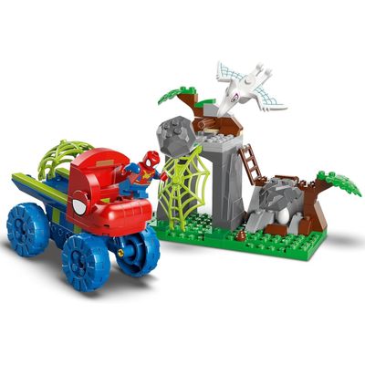 Lego Marvel Spidey Equipe Dino Ao Resgate 136 Peças - 11199