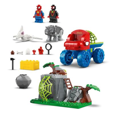 Lego Marvel Spidey Equipe Dino Ao Resgate 136 Peças - 11199