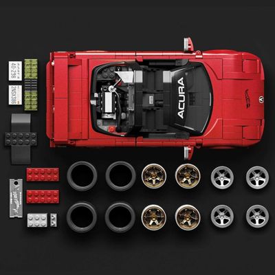 Hot Wheels Brick Shop  876 Peças 90 Acura NSX - Mattel JFT17