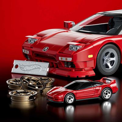 Hot Wheels Brick Shop  876 Peças 90 Acura NSX - Mattel JFT17