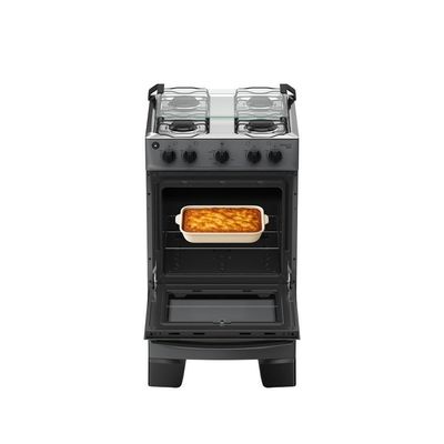 Fogão 4 Bocas Atlas Mônaco Plus Mesa Inox Bivolt Titanium