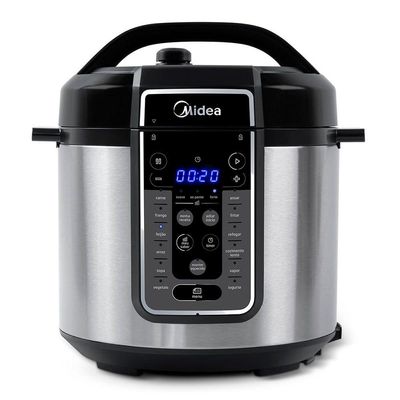 Panela de Pressão Elétrica 6 L MasterSteam Inox Midea PPG70S2 - 220v