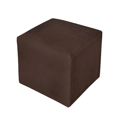 Kit Poltrona Amamentação Com Puff Confortável Serena Suede Marrom