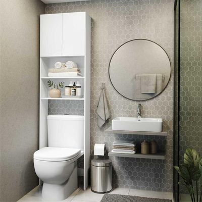 Armário De Banheiro Multimóveis Com 2 Portas Branco