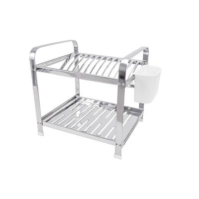 Escorredor 12 Pratos Montado Aço Inox Domum