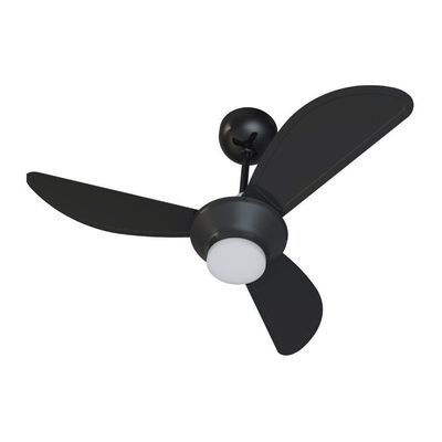Ventilador de Teto Ventisol Mistral Inverter Led Preto C-controle Bivolt