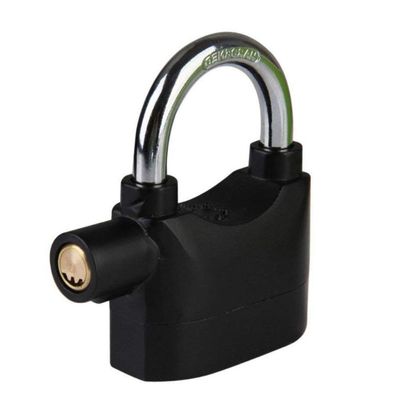 Cadeado Sonoro Com Alarme 110db Sonoro Moto Bicicleta Portão
