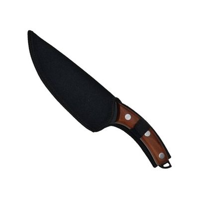 Faca Damasco 27cm Artesanal Aço Inox Premium com Bainha