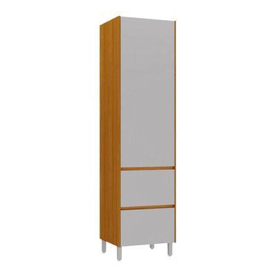 Armário De Cozinha Paneleiro 2 Portas 1 Gaveta 100% Mdf Lais Madeirado / Fendi