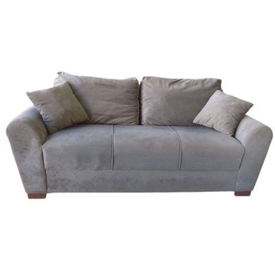Sofá 3 Lugares Super Macio Fortaleza Finezzi Grafite
