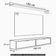 Rack Tv 75 Pol. Suspenso 180cm 2 Portas Lila Branco/cinamomo Z49 - Mpozenato