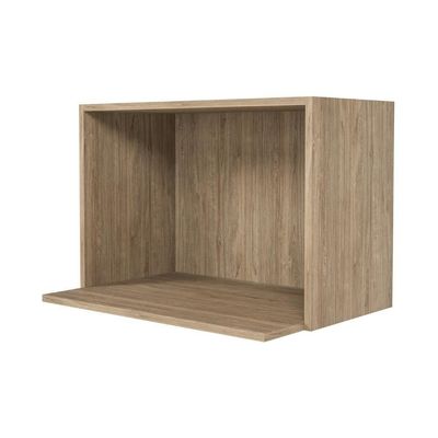 Suporte Microondas E Forno Elétrico Aéreo 60cm Itália Castanho - Lumil