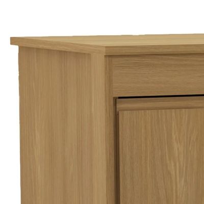 Cômoda Quarto 123cm 4 Gavetas 2 Portas Samira Freijó L01 - Mpozenato