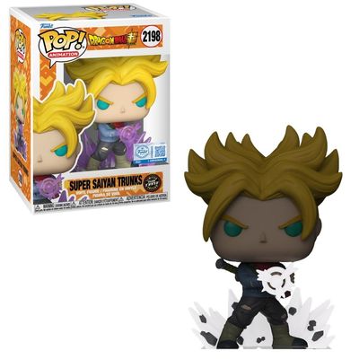 Boneco Funko Pop! Exc Dragon Ball Saiyajin Trunks com Chase
