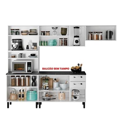 Cozinha Completa Itatiaia New Premium 4 Peças Com Forno Branco