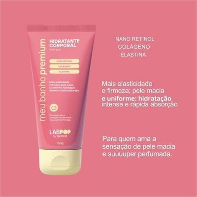 Labotrat Meu Banho Premium Belle Pink Hidratante Corporal 150g