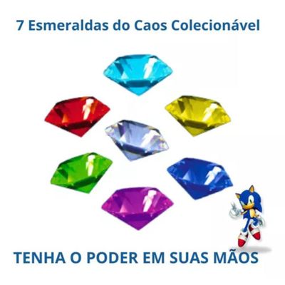 2 BOLA QUEBRA CABEC¸A SONIC SURPRESA SLIME ESMERALDA DO CAOS