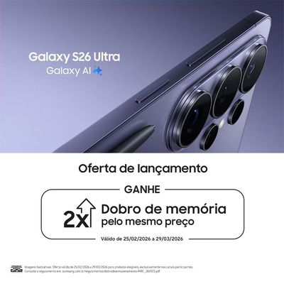 Smartphone Galaxy S26 Ultra 256GB 5G Tela 6.9 Polegadas Samsung Azul