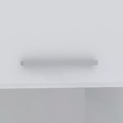 Armário Aéreo Ponte Modulado 165cm Taiga Branco L01 - Mpozenato