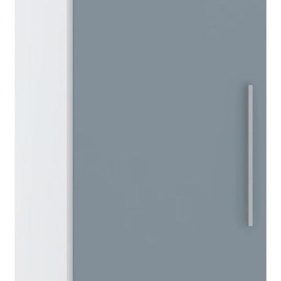 Guarda Roupa Modulado Sapateira 50cm Taiga Branco/grey L01 - Mpozenato