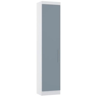 Guarda Roupa Modulado Sapateira 50cm Taiga Branco/grey L01 - Mpozenato